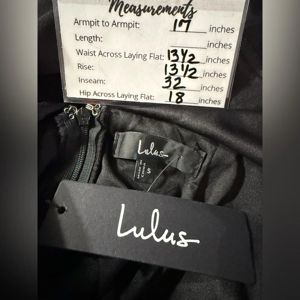 Lulus NWT “Sweet Twist” Black Swiss Dot Tulle Long Sleeve Jumpsuit. Size Small. - Picture 5 of 11